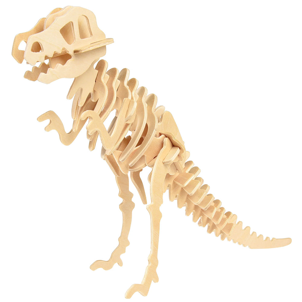 Make Your Own 3D Tyrannosaurus | Wooden Puzzle | 29 Pieces | 24cm Tall