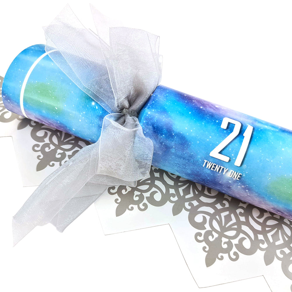 Galaxy - 21st Birthday | Bowtastic Large Cracker Kit | Makes 6 With Big Bows