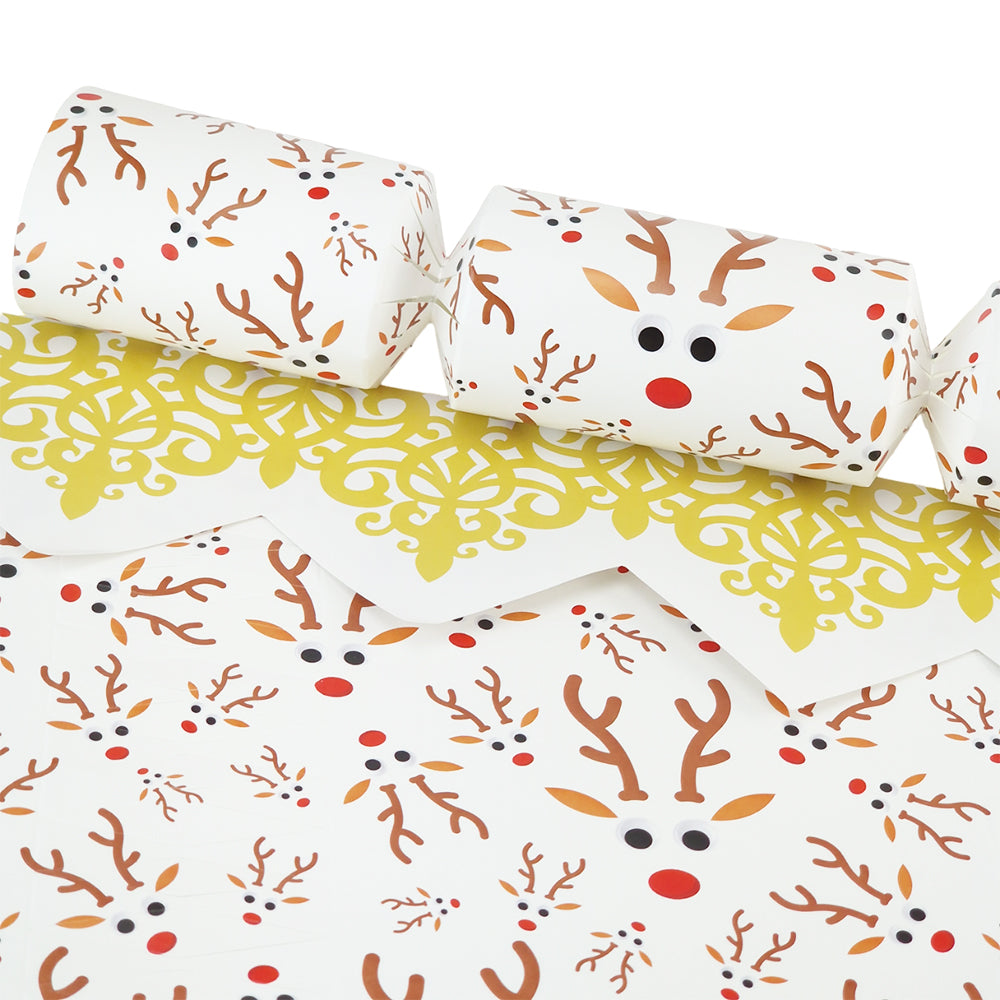 Googly Rudolph | Christmas Cracker Making Craft Kit | Make &amp; Fill Your Own