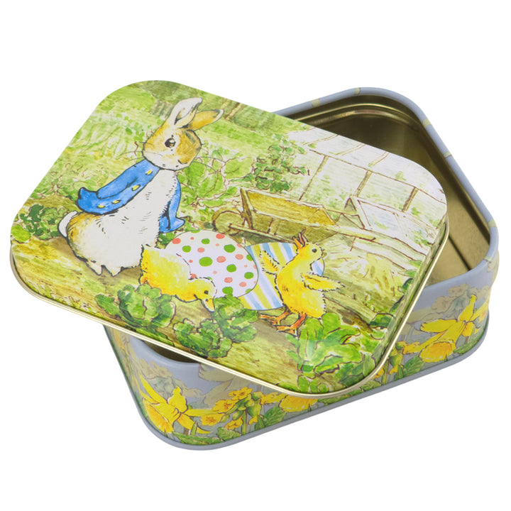 Sadter Rabbit Tin Peter Rabbit | Little Easter Tin | Gift Idea | 10.5cm x 8cm ...