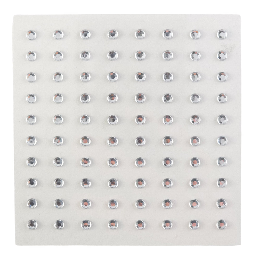 Self Adhesive Gems or Pearls | 4mm | 80 per Sheet | Crafts &amp; Papercrafts