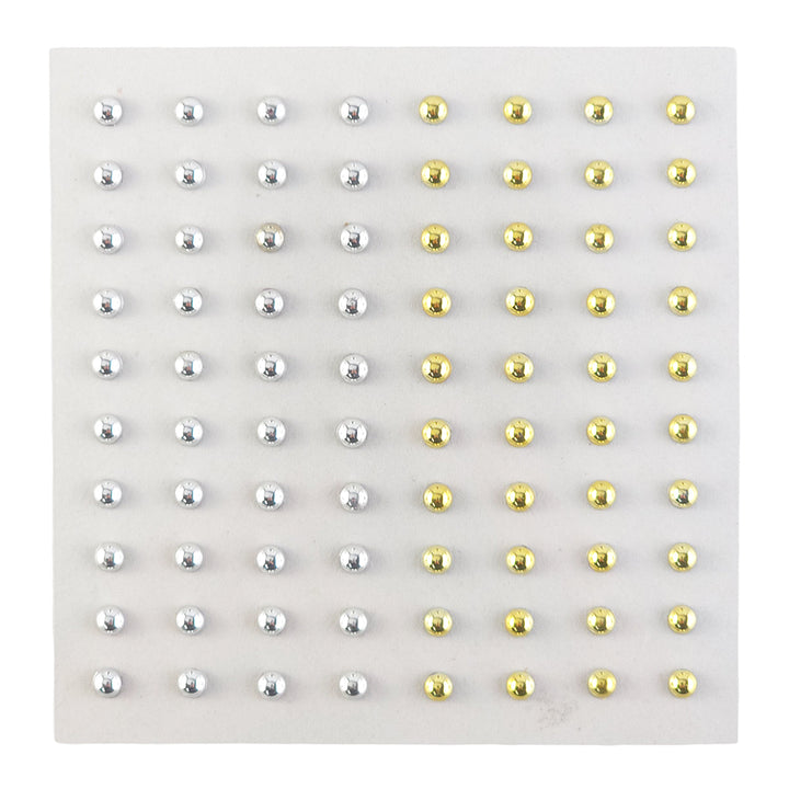 Self Adhesive Gems or Pearls | 4mm | 80 per Sheet | Crafts &amp; Papercrafts