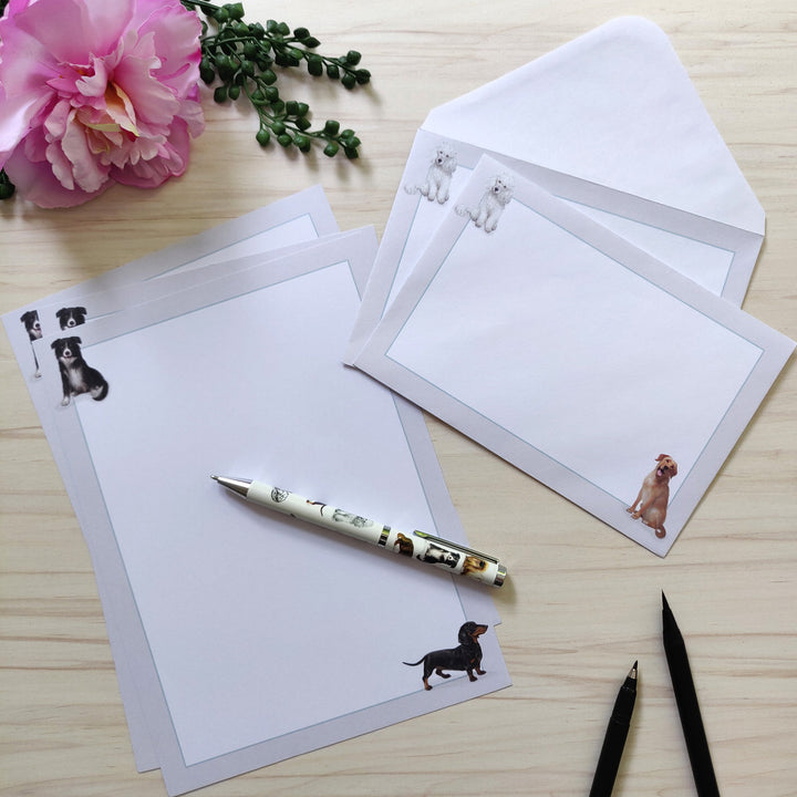 Pretty Writing Paper Set | Dogs | Gift Idea