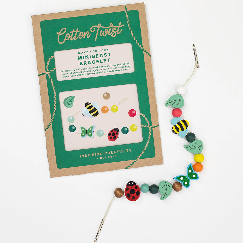 Make Your Own Minibeast Bracelet | Complete Sustainable Craft Kit for Kids
