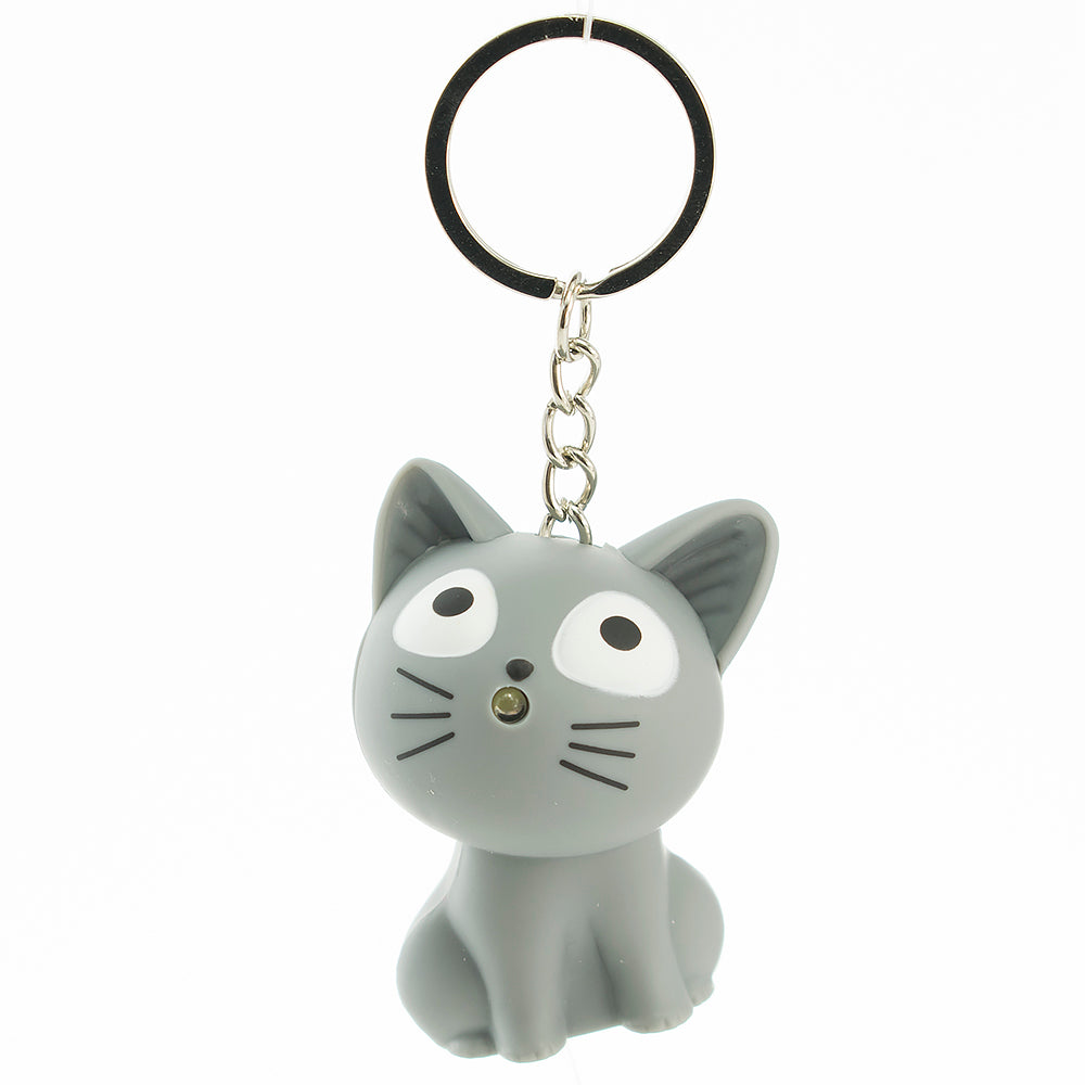 Light Up Pussy Cat Keyring - Cracker Filler Gift