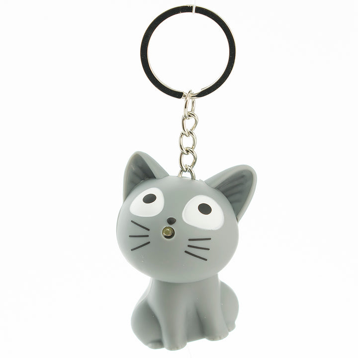 Light Up Pussy Cat Keyring - Cracker Filler Gift