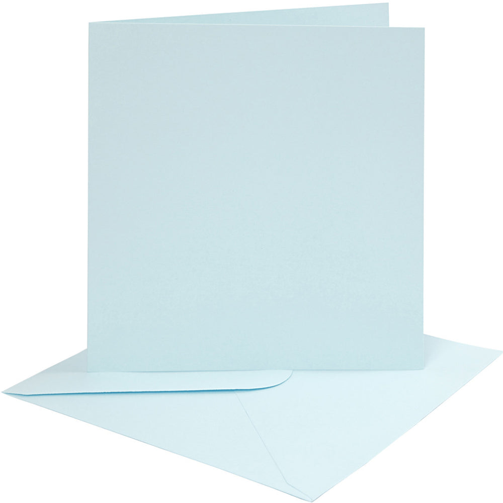 4 Coloured 6x6 Cards & Envelopes for Card Making Crafts | Card Making Blanks
