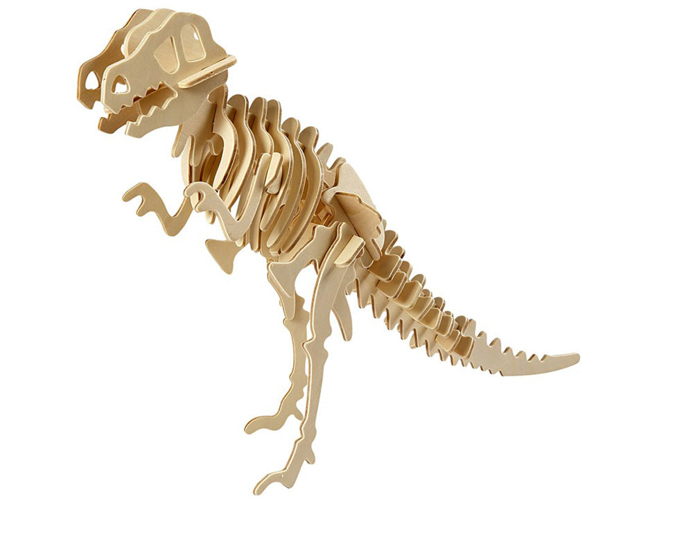 Childrens 3D Wooden Dinosaur 33cm Self Assembly Craft Kit