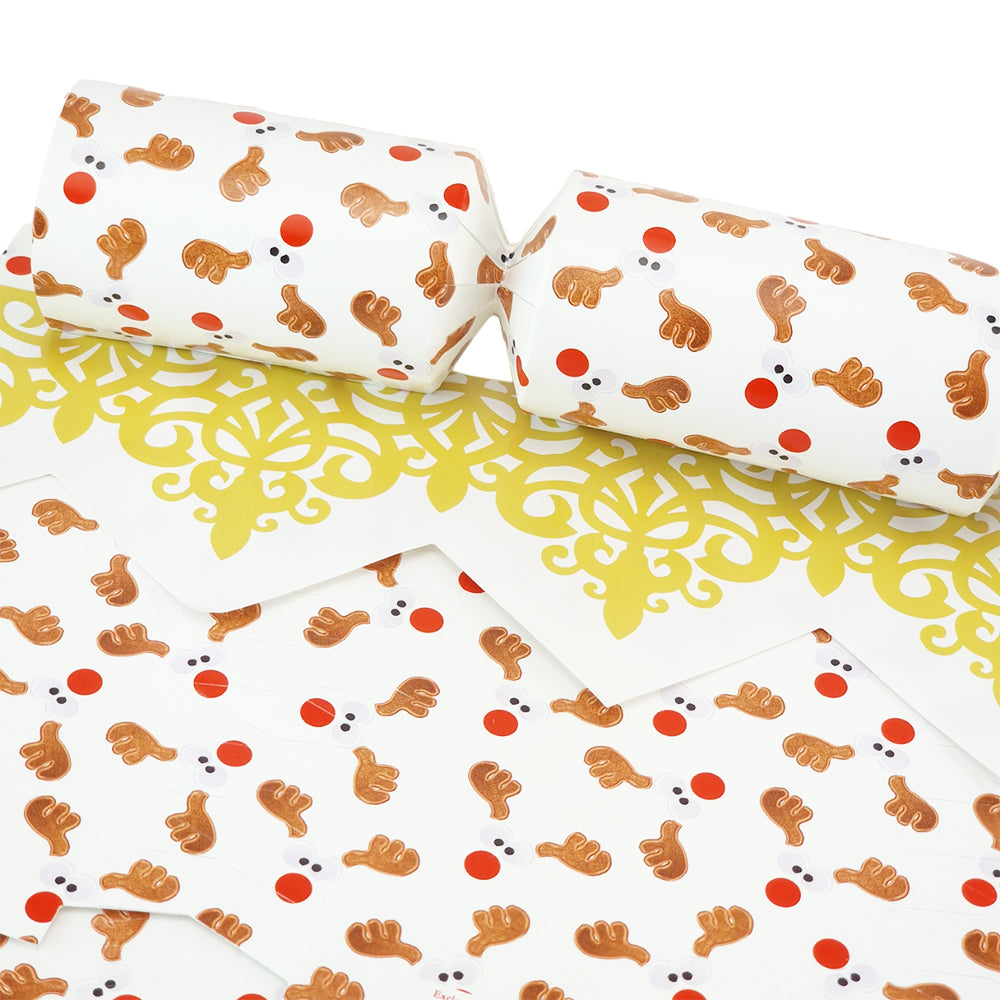 Cheeky Rudolph | Christmas Cracker Making Craft Kit | Make &amp; Fill Your Own