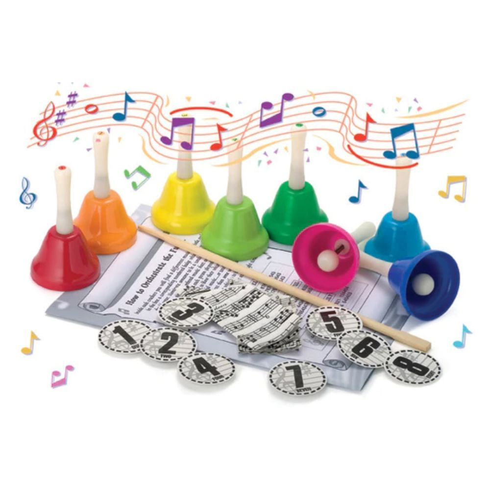 8 Large Premium Christmas Music Crackers | With Bells &amp; Music Sheets | Ready Made