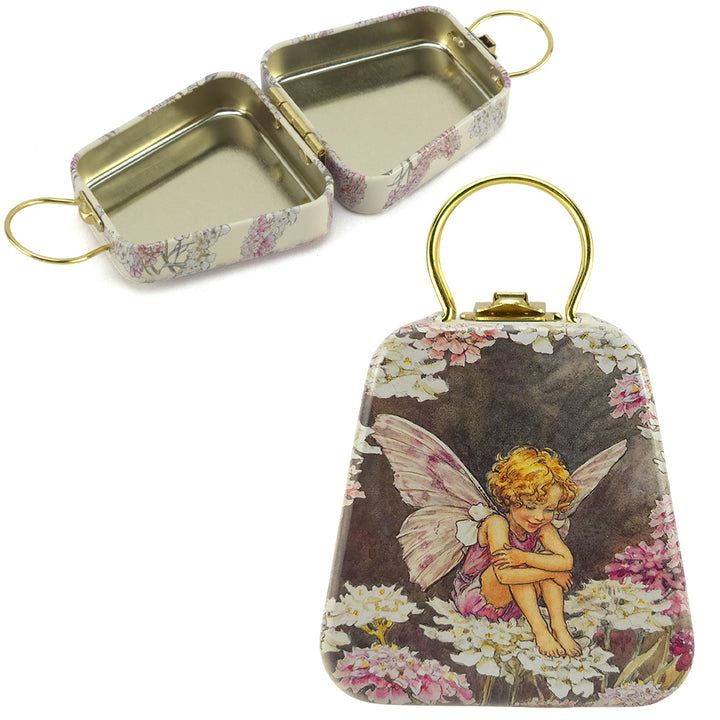 Flower Fairies | Mini Tin Handbag | 6.5cm Tall | Little Gift