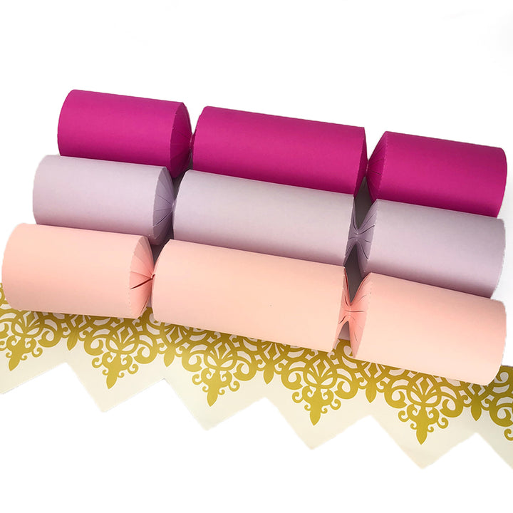 Shades of Pink | Bulk Craft Kits to Make 150 Crackers | Recyclable