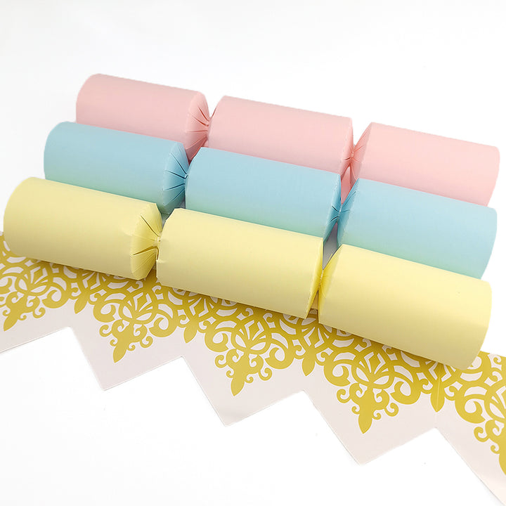 Pastel Tones | Craft Kit to Make 12 Crackers | Recyclable