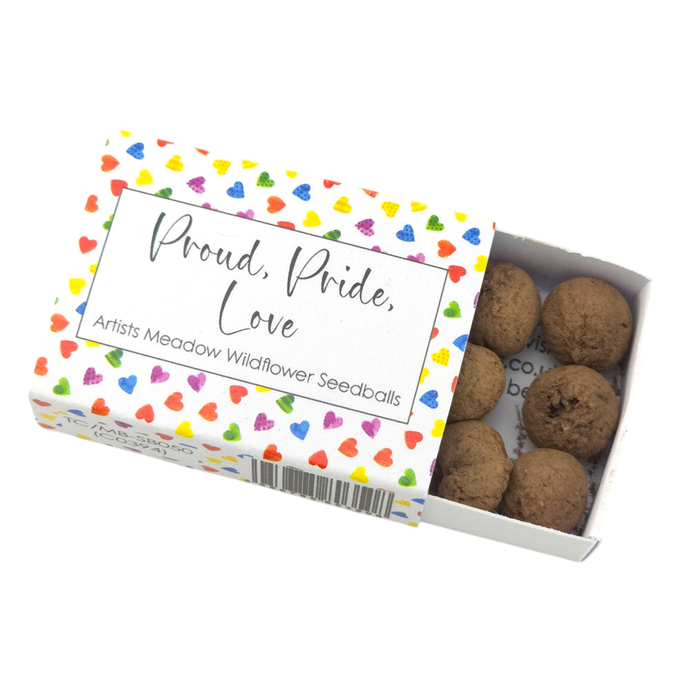 Proud, Pride, Love | Artist Mix | 6 Seedball Box | Cracker Filler | Little Gift