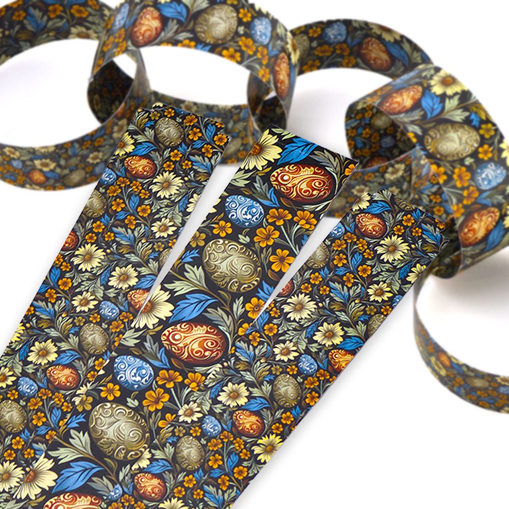 30 Reusable Easter 2.5m Paper Chains | William Morris Eggs | No Glue Needed