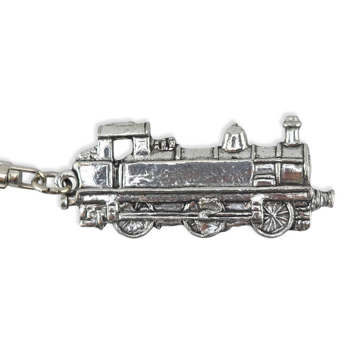Steam Train | Chunky English Pewter 3D Keyring | Little Gift | Cracker Filler