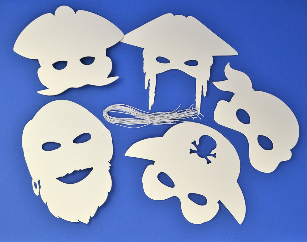 16 Pirate Masks for Kids Arts & Crafts | Skull & Crossbones Crafts