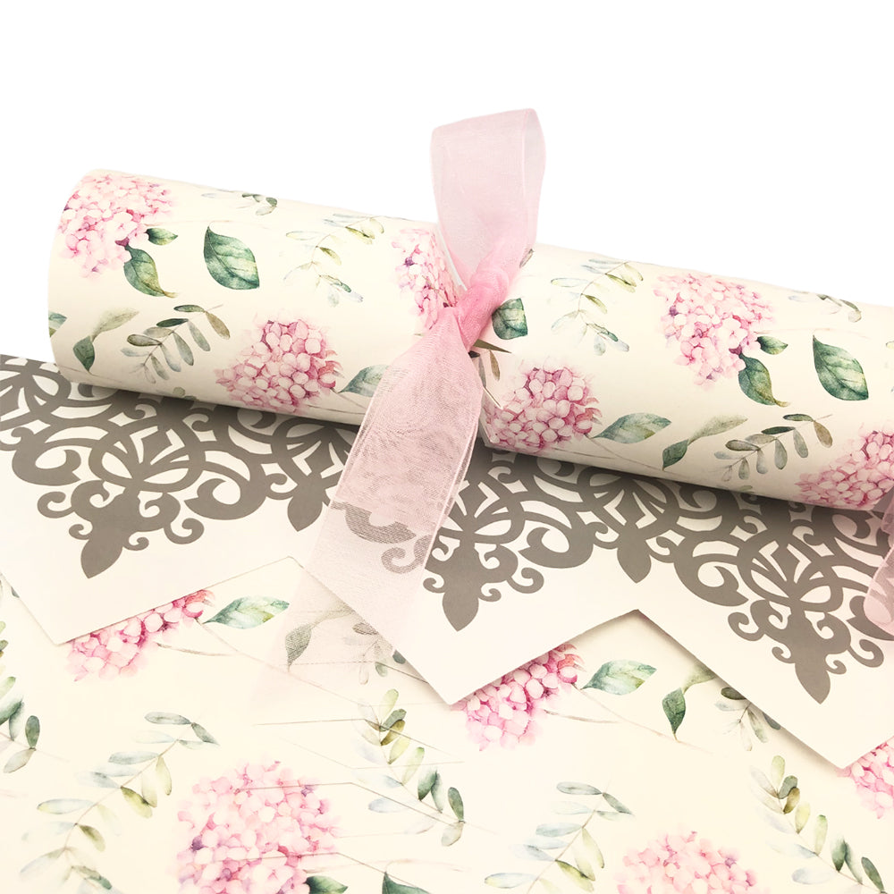 Pink Wedding Hydrangea Cracker Making Kits - Make & Fill Your Own