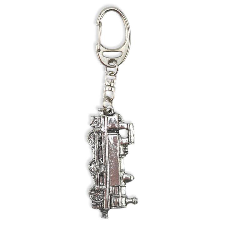 Steam Train | Chunky English Pewter 3D Keyring | Little Gift | Cracker Filler