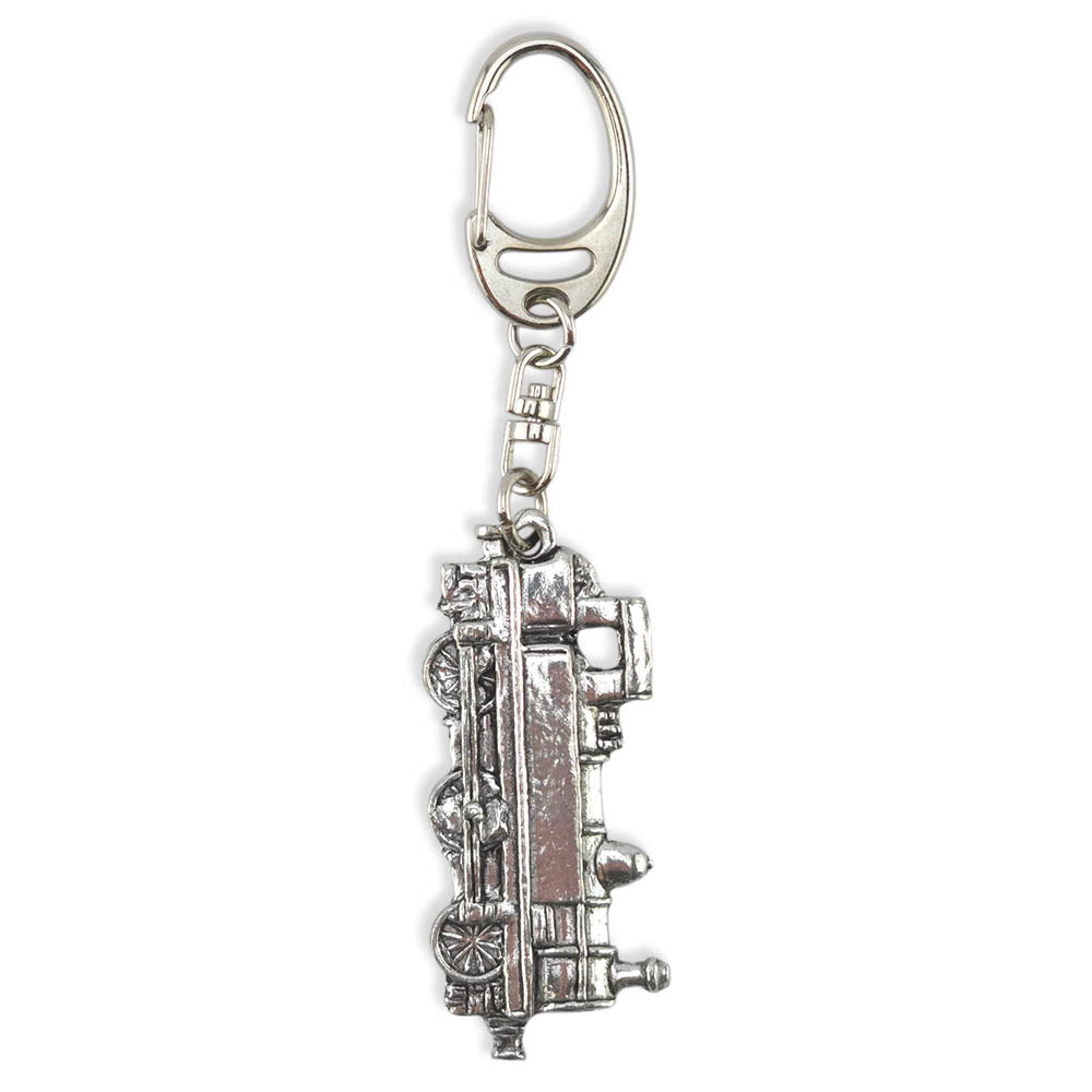 Steam Train | Chunky English Pewter 3D Keyring | Little Gift | Cracker Filler