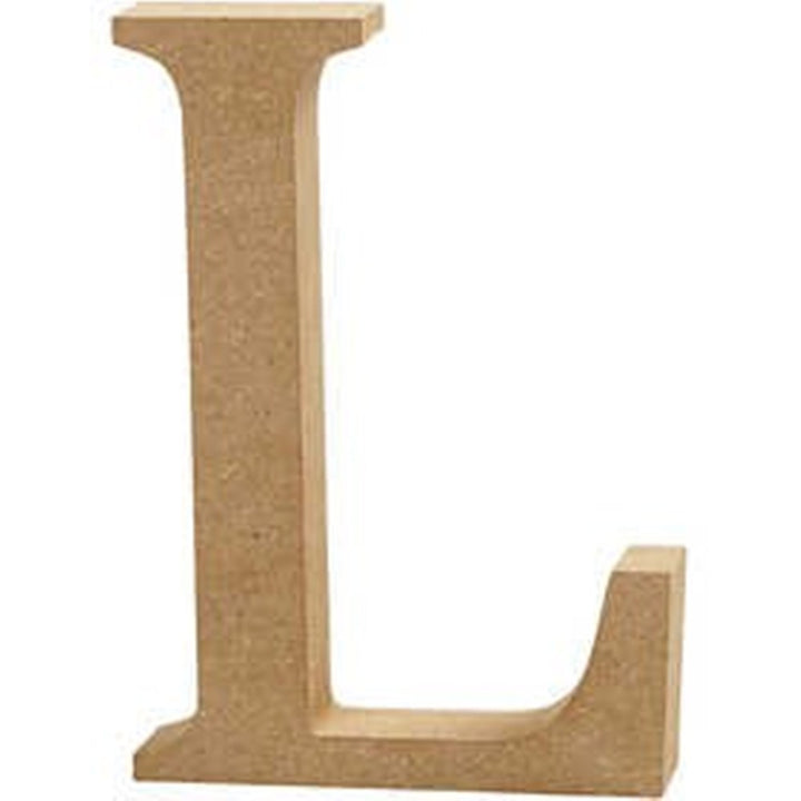 Large 13cm Wooden MDF Capital Letters, Numbers & Symbols for Crafts