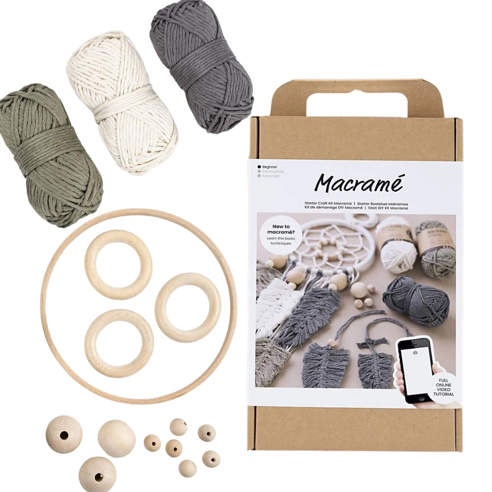 Macrame Starter Set | Complete Craft Kit
