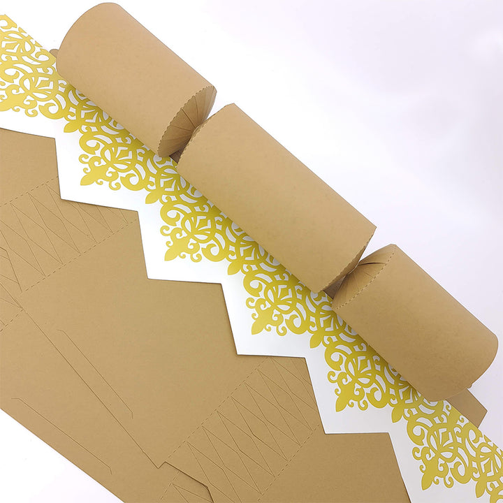 Tan Brown | Premium Cracker Making DIY Craft Kits | Make Your Own | Eco Recyclable
