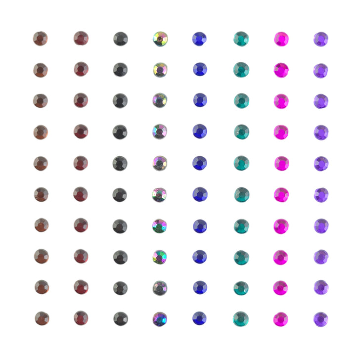 Self Adhesive Gems or Pearls | 4mm | 80 per Sheet | Crafts &amp; Papercrafts