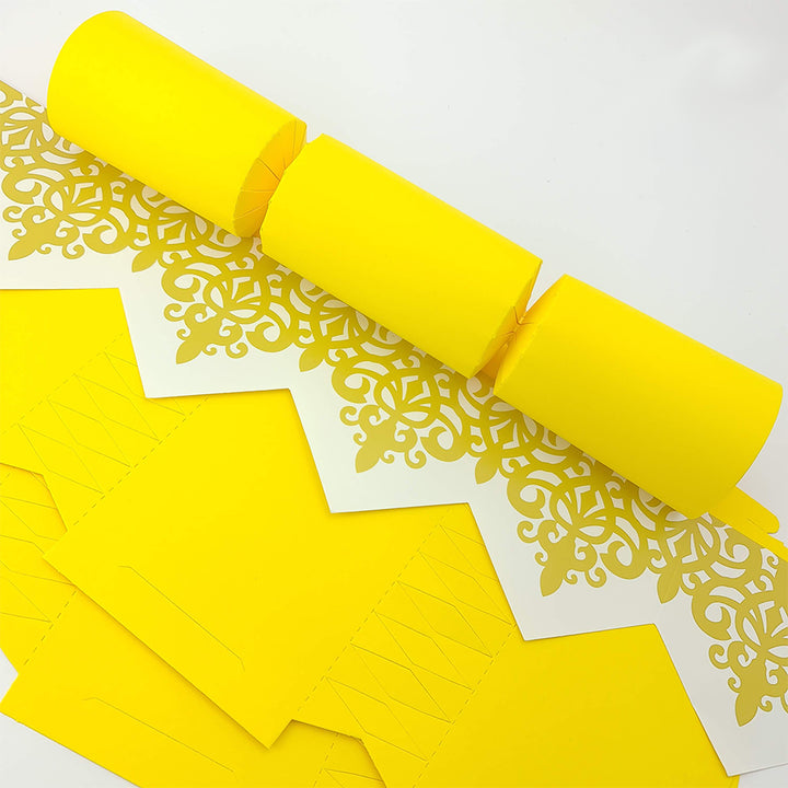Bright Yellow | Premium Cracker Making DIY Craft Kits | Make Your Own | Eco Recyclable