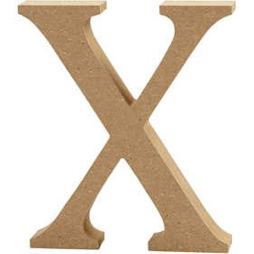 Medium 8cm Wooden MDF Letters, Numbers & Symbols | Wood Shapes for Crafts