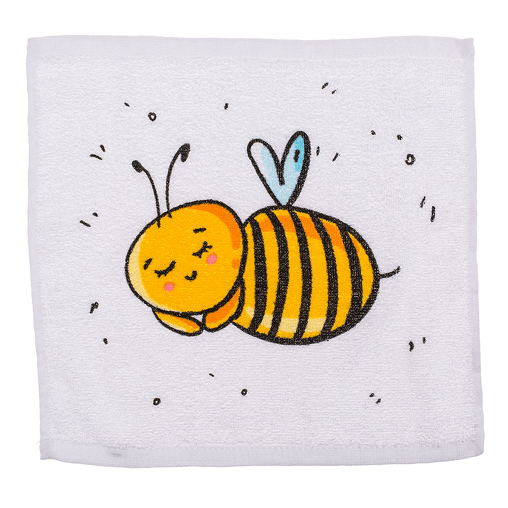 Bee Design Magic Expanding Flannel | Mini Towel | Cracker Filler | Mini Gift