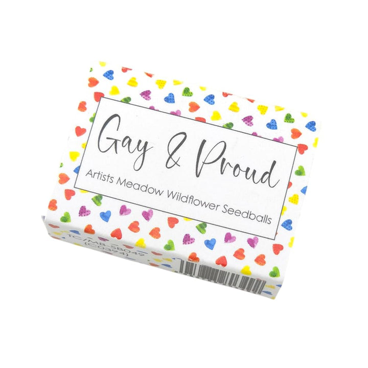 Gay and Proud | Artist Mix | 6 Seedball Box | Cracker Filler | Little Gift