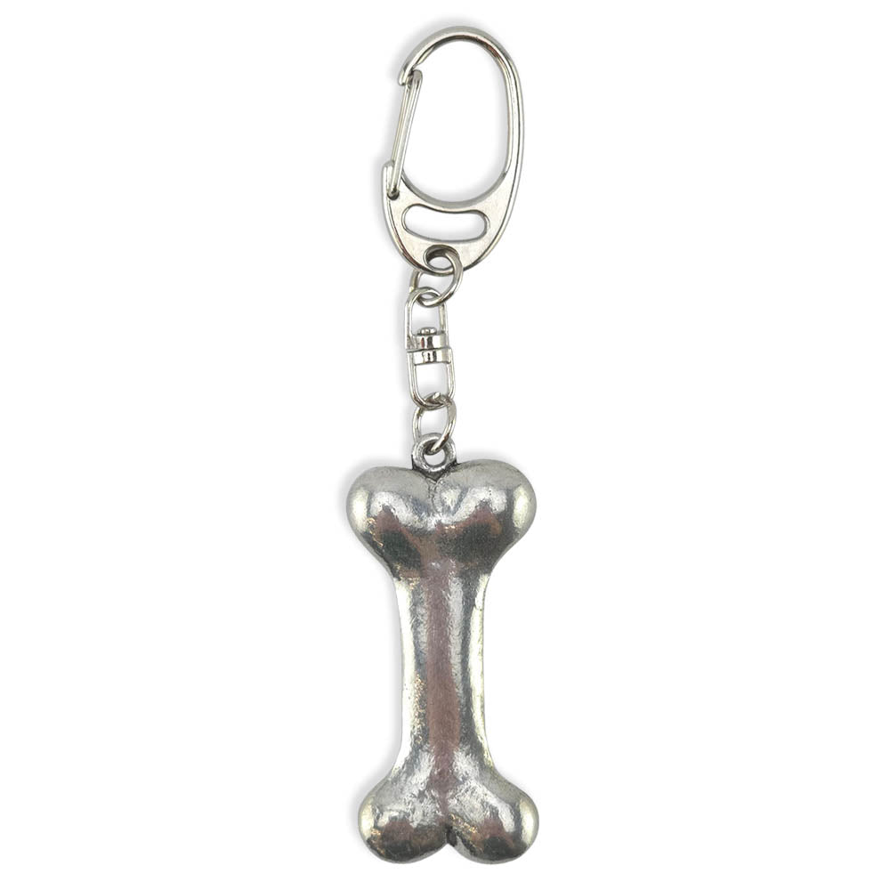 Dog's Bone | Chunky English Pewter 3D Keyring | Little Gift | Cracker Filler