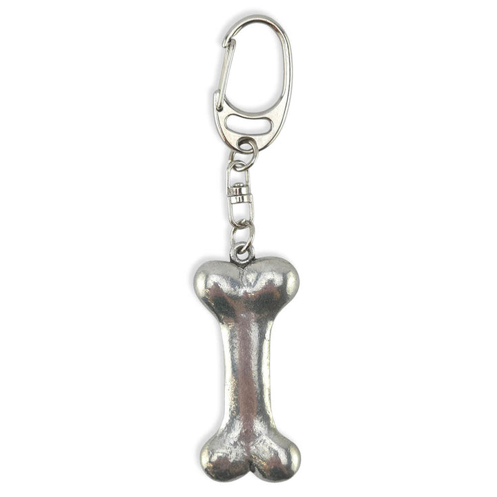Dog's Bone | Chunky English Pewter 3D Keyring | Little Gift | Cracker Filler