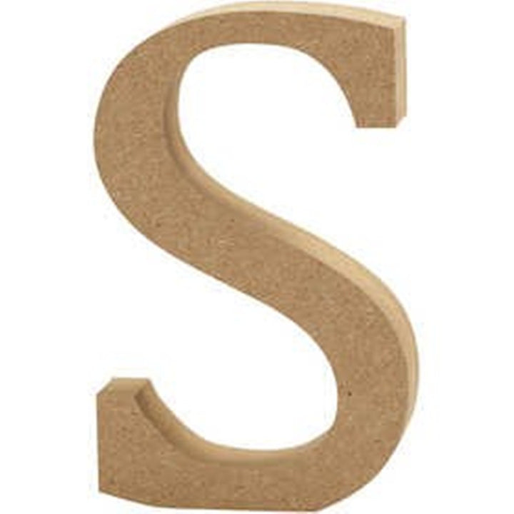 Medium 8cm Wooden MDF Letters, Numbers & Symbols | Wood Shapes for Crafts