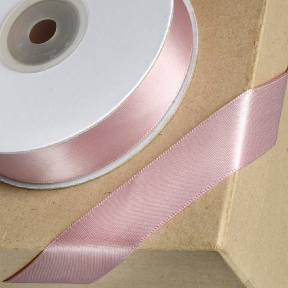 25m Taupe 23mm Wide Satin Ribbon for Crafts