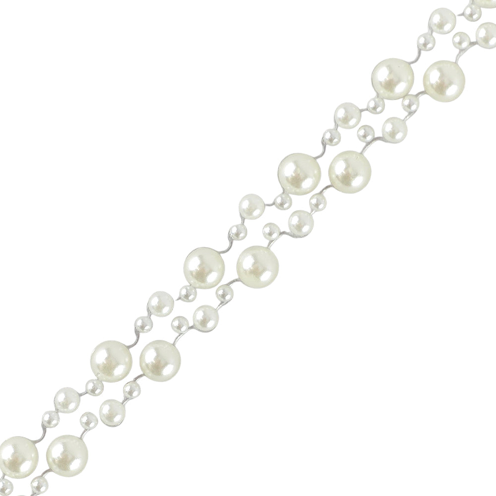 50cm Tape of Pearly Beads | Strip of Stickers for Papercrafts