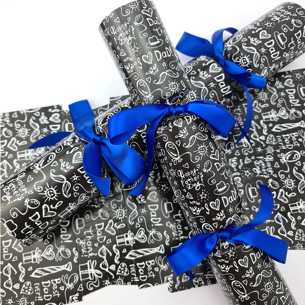 Chalkboard Fathers Day Cracker Making Kits - Make & Fill Your Own