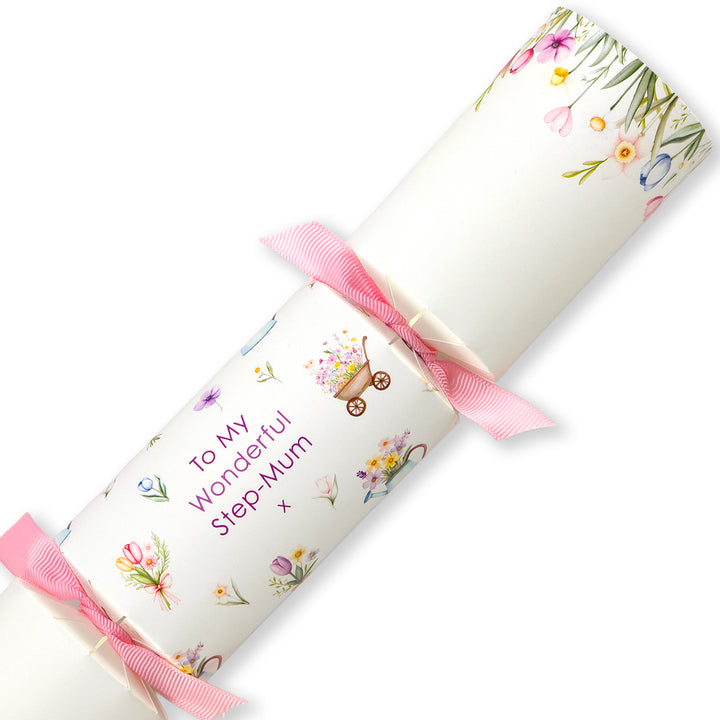 To My Wonderful Step-Mum | Mother's Day Cracker Kit | Spring Flowers | Single