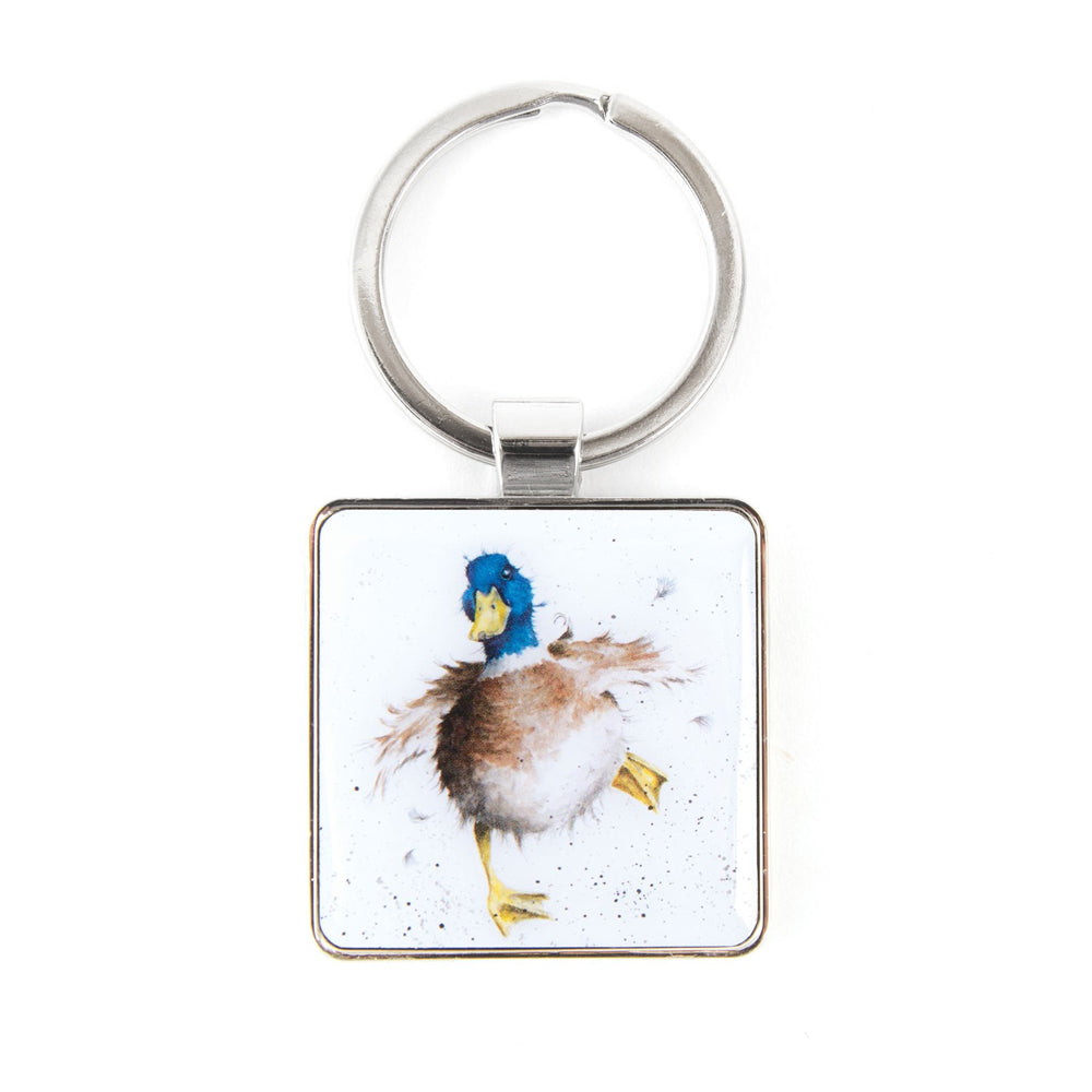 Wrendale Metal Keyring | Waddling Duck | Cracker Filler Gift