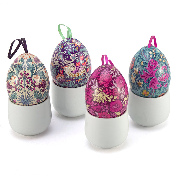 William Morris | Fillable Easter Two-Part Hanging Tinware Eggs