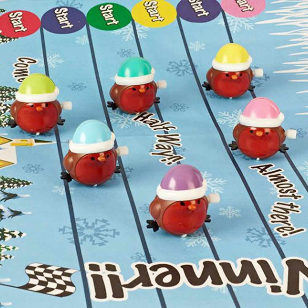 Racing Robins | 6 Handmade Crackers | Christmas Fun | Ready Made