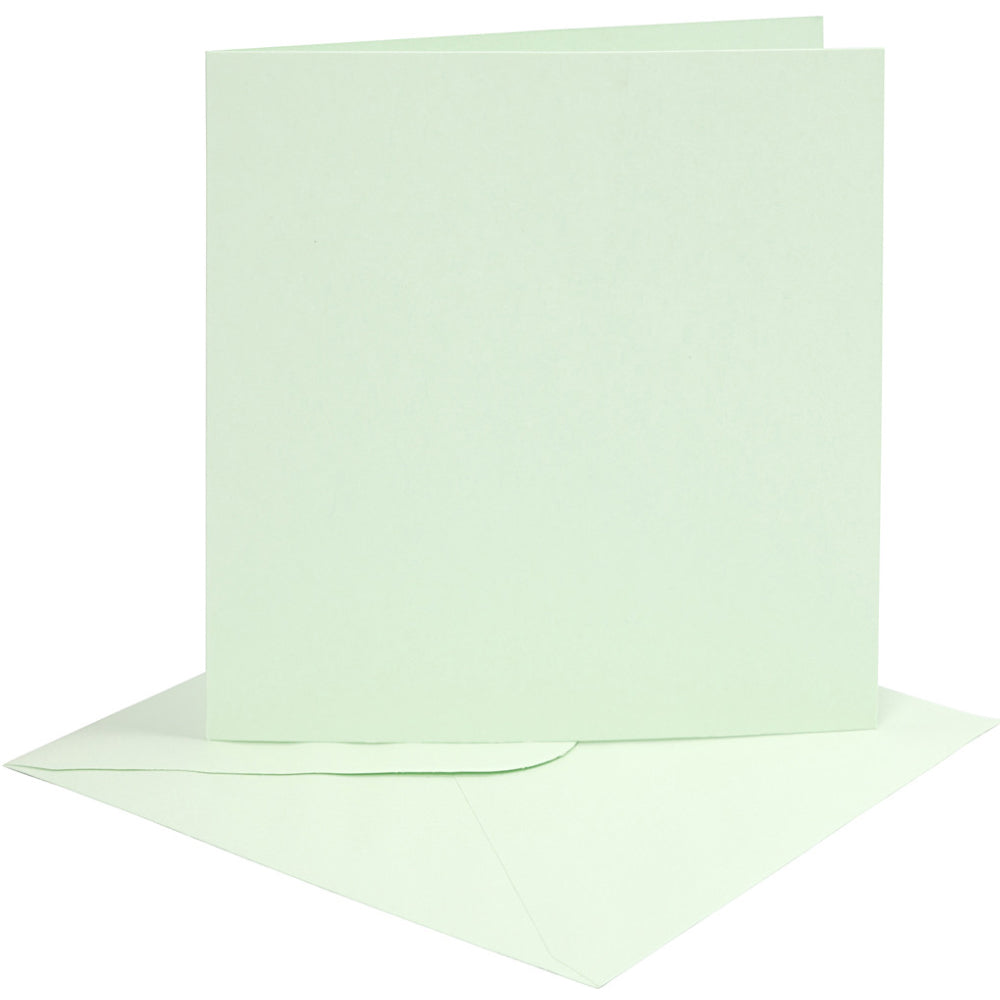 4 Coloured 6x6 Cards & Envelopes for Card Making Crafts | Card Making Blanks
