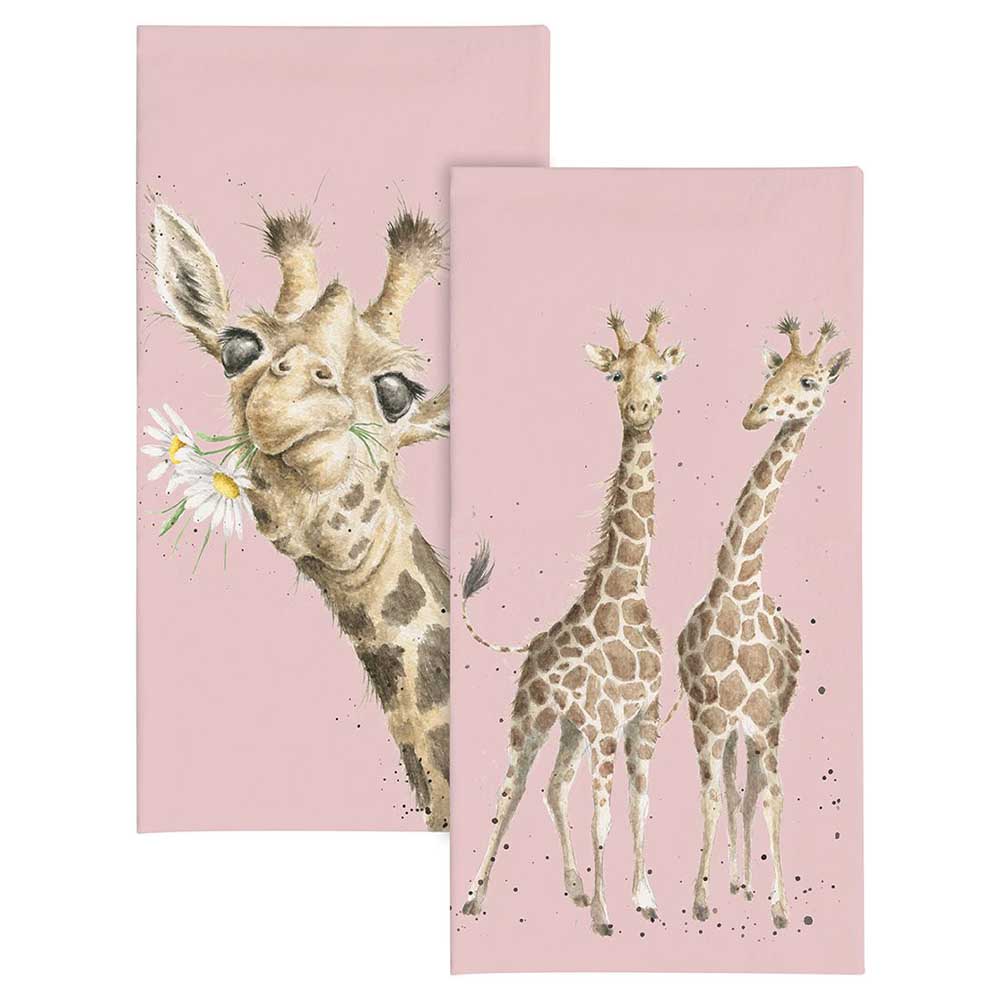 Giraffe Love | Wrendale Pocket Sizes Tissues | Little Cracker Filler Gift