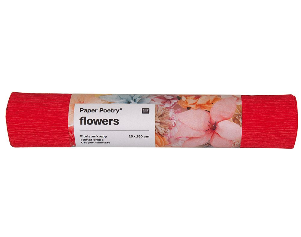 Bordeaux Red Floristry Crepe for Paper Flower Making Crafts