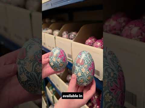 William Morris | Fillable Easter Two-Part Hanging Tinware Eggs