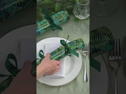 Tropical Leaves | Cracker Making Craft Kit | Make and Fill Your Own