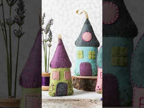 Spring Garden | Lavender Bags | Embroidery Sewing Kit | Makes 4 | Corinne Lapierre