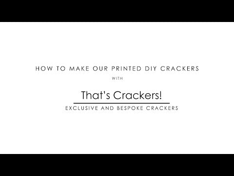 Oriental Blossom Cracker Making Kits - Make & Fill Your Own