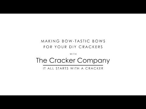 Mr & Mr Classic Wedding | Bowtastic Large Cracker Kit | Makes 6 With Big Bows
